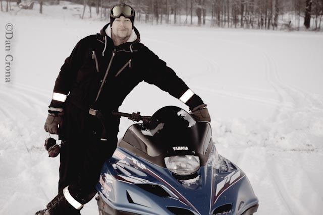 Scooteråkare i Gnestaland